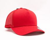 Kappe Yupoong 5-Panel Retro Trucker Cap Red