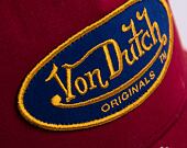 Kappe Von Dutch Boston Trucker Cotton Twill Red/Yellow