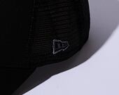 Kappe New Era - MLB Black on Black 9FORTY Trucker - LA Dodgers - Black