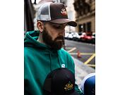 Kappe Brixton Earlston X C MP Trucker Hat Dark Earth / Off White