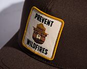 Kappe American Needle Valin - Smokey The Bear Chocolate Ivory