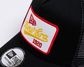 Kappe New Era - Buffalo Patch - 9FORTY A-Frame Trucker - Black / Yellow