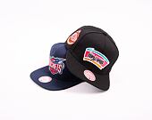 Kappe Mitchell & Ness NBA Conference Patch Snapback Hwc San Antonio Spurs Schwarz