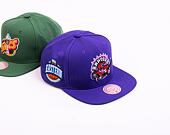 Kappe Mitchell & Ness NBA Conference Patch Snapback Hwc Toronto Raptors Lila
