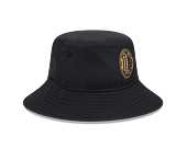 Hut New Era Black Gold Bucket ACMILAN Black