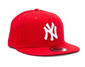 Kappe New Era - MLB Basic 9FIFTY - NY Yankees - Scarlet / White
