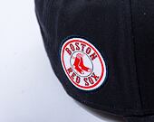 Kappe New Era 9FORTY MLB Team Side Patch Boston Red Sox Navy / Scarlet