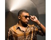 Sonnenbrille Oakley HSTN "Kylian Mbappé" Dark Amber/Light Curry - Prizm Tungsten