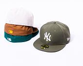 Kappe New Era - MLB Essential 59FIFTY - NY Yankees - New Olive / White