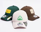 Kappe New Era 9FORTY Repreve Stone / Dark Green