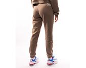 Damen Trainerhose New Era Arch Wordmark Joggers Ash Brown / White