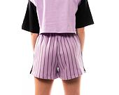 Damen Shorts New Era MLB Lifestyle Shorts - NY Yankees - Pastel Lilac / Black