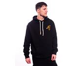 Pullover New Era Script Logo Oversized Hoody - Black / Metallic Gold