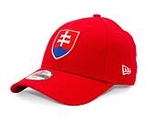 Kinder Kappe New Era 9FORTY Kids National Team - Slovakia Scarlet
