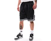 Karl Kani Shorts - Small Signature Pinstripe Mesh Shorts - Schwarz/Weiß