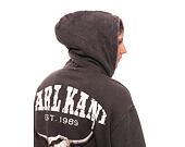Pullover Karl Kani Chest Signature Os Washed Full Zip Skull Hoodie anthracite