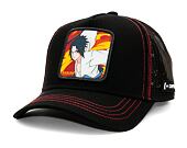 Kappe Capslab Naruto Trucker - Sasuké - Black / Black