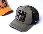 Kappe Capslab Looney Tunes Trucker - Metallic Daffy Duck - Green / Black