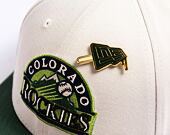 Kappe New Era 59FIFTY Low Profile "Melted Cream" Pin - Colorado Rockies - Cream