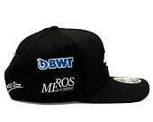 Kappe New Era - 9FIFTY Pre-Curved - Black - Alpine F1 - Black