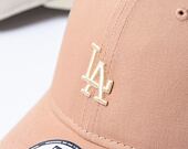 Kappe New Era - 9FORTY Summer Washed - LA Dodgers - Camel / Off White