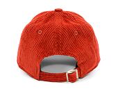 Damen Kappe New Era - 9FORTY Cord - LA Dodgers - Rust / Fondant Pink
