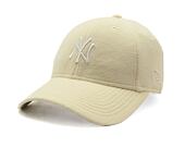 Damen Kappe New Era - 9FORTY Cosy - NY Yankees - Stone / White