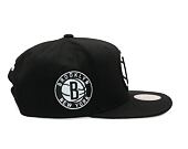 Kappe Mitchell & Ness - Evergreen Black/White Snapback - Brooklyn Nets - Black