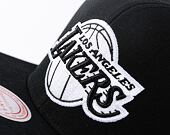Kappe Mitchell & Ness - Evergreen Black/White Snapback - LA Lakers - Black
