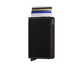 Geldbörse Secrid Slimwallet Saffiano Brown