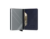 Geldbörse Secrid Slimwallet Stitch Linea - Navy