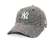 Damen Kappe New Era - 9FORTY Womens MLB houndstooth - NY Yankees - Black / White