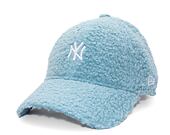 Damen Kappe New Era - 9FORTY Womens MLB Borg - NY Yankees - Sky Blue / White