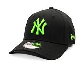Kappe New Era - 9FORTY MLB Neon - NY Yankees - Black / Green Glow