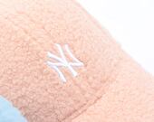 Damen Kappe New Era - 9FORTY Womens MLB Borg - NY Yankees - Blush Pink / White