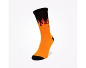 Socken New Era - Flame Crew Socks - Black / Orange