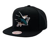 Kappe Mitchell & Ness - Conference Patch Snapback - San Jose Sharks - Black