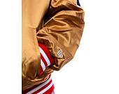 Jacke New Era - NFL Satin Bomber - San Francisco 49ers - BRZ / Scarlet