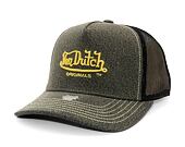 Kappe Von Dutch - Trucker Newark - Cot Twill - Black/ Yellow
