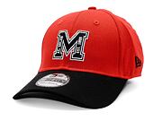 Kappe New Era - M Logo 39THIRTY - AC Milan - Scarlet / Black