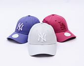 Damen Kappe New Era - MLB Metallic Denim 9FORTY - NY Yankees - Silver / White