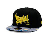 Kinder Kappe New Era - Warner Bros Batman 9FIFTY - Black / Yellow