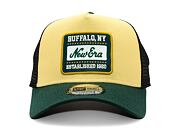 Kappe New Era - Buffalo Patch Canvas 9FORTY Trucker - Vegas Gold / Dark Green