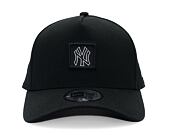 Kappe New Era - MLB Metallic Patch 9FORTY A-Frame - NY Yankees - Black / Silver