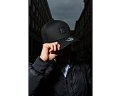 Kappe New Era - MLB Metallic Patch 9FORTY A-Frame - NY Yankees - Black / Silver