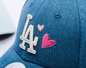 Damen Kappe New Era - MLB Denim Icon 9FORTY - LA Dodgers - Navy / White