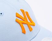 Damen Kappe New Era - MLB Essential 9FORTY - NY Yankees - Pastel Blue / Orange Glaze