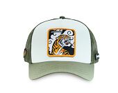Kappe Capslab - Trucker Angry Tiger - Green