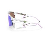 Sonnenbrille Oakley - BXTR Metal - Matte clear/Prizm Violet