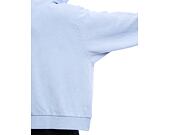 Pullover Karl Kani - College Heavy Crop Zip Hoodie - light blue